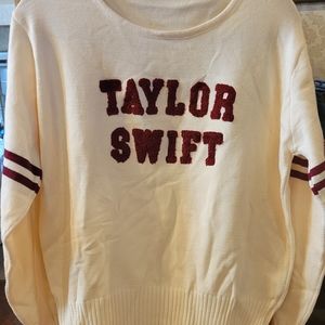 Taylor Swift Red Lettermen Style Sweater.  Medium